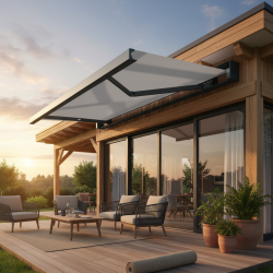 Toldo cofre 235 | Diseño contemporáneo, cinta LED