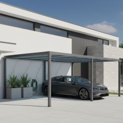 Pérgola Top Lucia autoportante | Carport para vehículos versátil