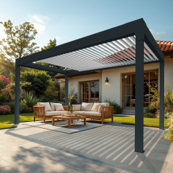 Horizon 5 | Pérgola BSO retráctil de gran tamaño