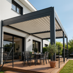 Pérgola bioclimática o parasol orientable Horizon 2