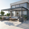 Pérgola bioclimática Horizon 3, modelo autoportante