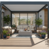 Pérgola bioclimática Horizon 3, modelo autoportante