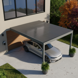 Pérgola Electra Design 2 horizontal | Paneles solares de 500 Wp