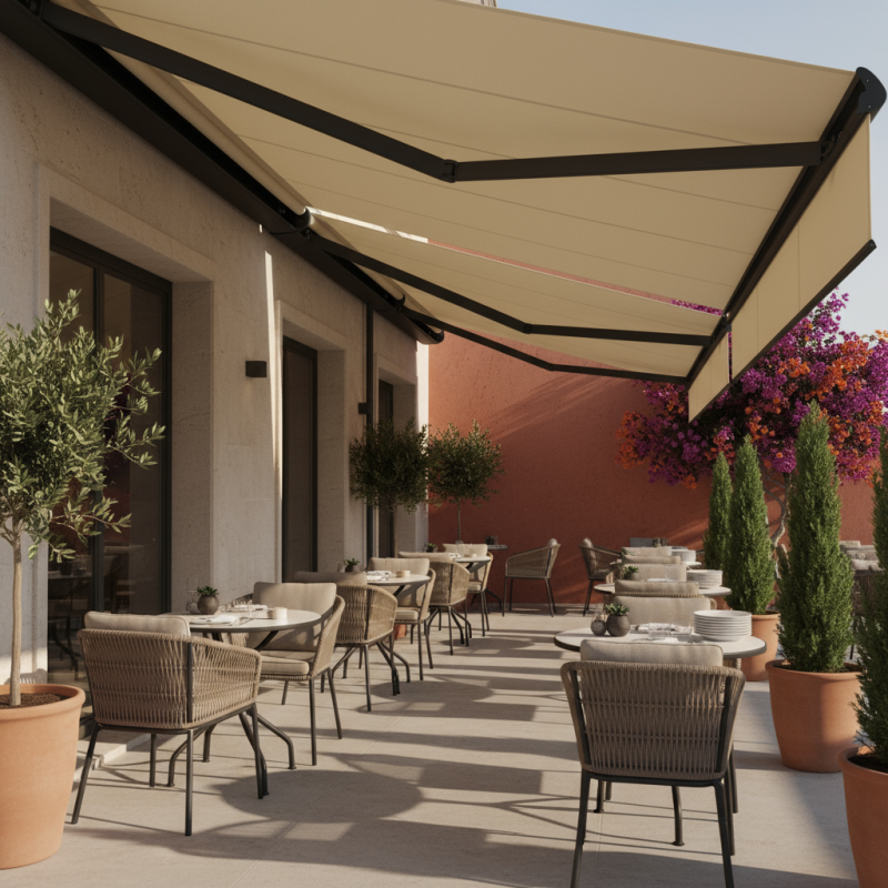 Toldo monobloc 600EX | Imprescindible para terrazas grandes