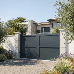 Kit de puerta batiente exterior | Panel completo