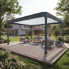 Pérgola bioclimática Horizon 3, modelo autoportante