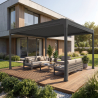 Pérgola bioclimática Horizon 3, modelo autoportante