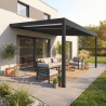 Pérgola CLARA | Versatilidad de su techo con paneles de 32 mm