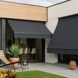 Toldo de proyección simple con resorte de aluminio