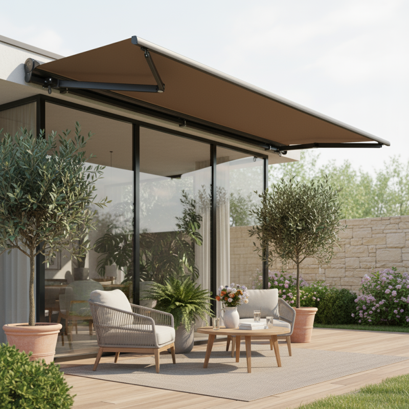 Semi-cofre 560, toldo con bambalina de 25 cm