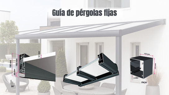 Guía de pérgolas fijas