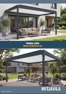 Pérgolas y abris bioclimaticos