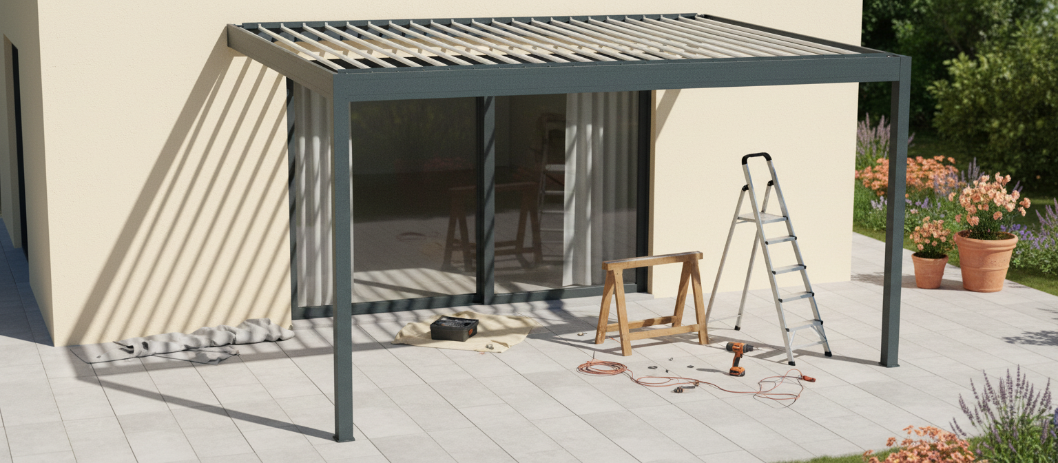 Obra de la pérgola